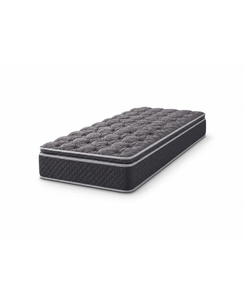 Samatya Tek Kişilik Premium Yatak Seti Ortopedik Pocket Yaylı Sandıklı Baza Başlık Takımı 30 cm