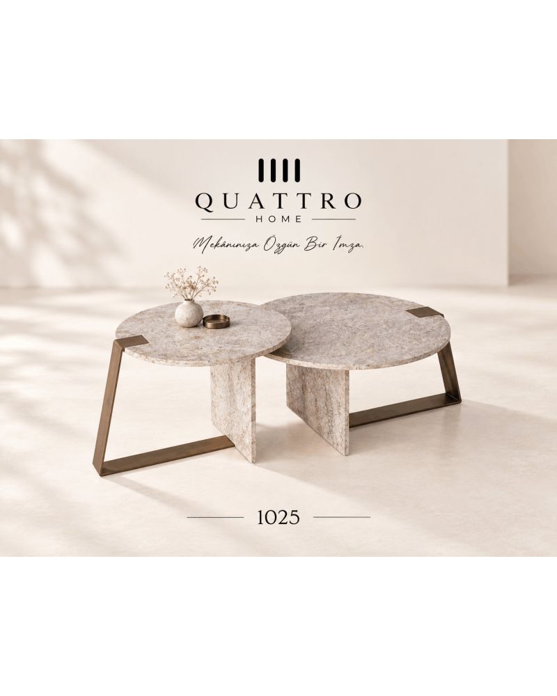 Lunera 1025 İkili Orta Sehpa-Büyük Sehpa: 70 × 50 cm Büyük Sehpa Yüksekliği: 50 cm Küçük Sehpa: 44 × 38 cm Küçük Sehpa Yüksekliği: 44 cm