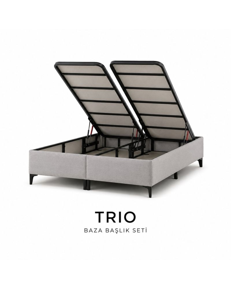 Trio Baza Başlık ve Ortopedik Yatak Seti