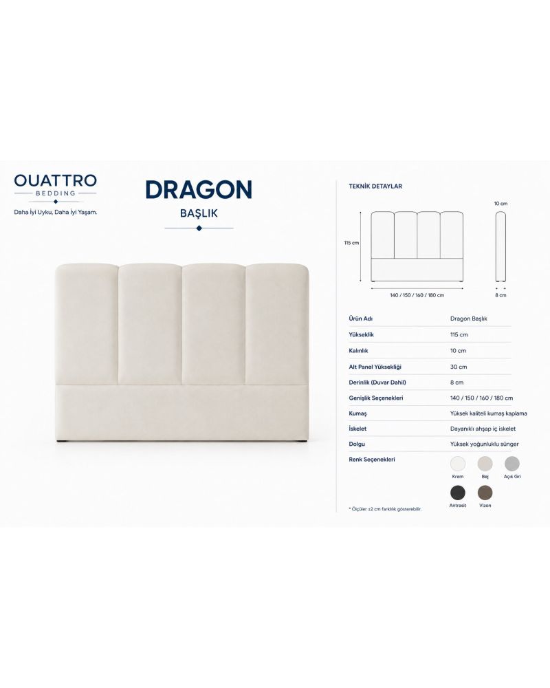 Dragon Çift Kişilik Yatak Başlığı