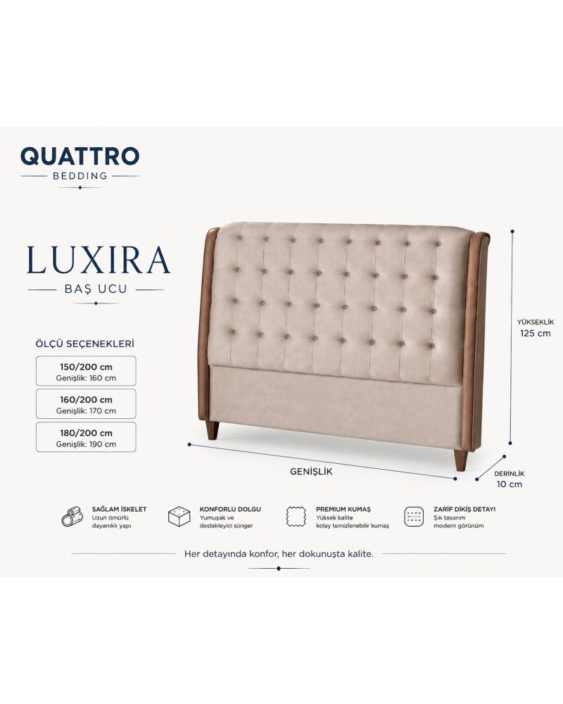 Luxira Çift Kişilik Yatak Başlığı