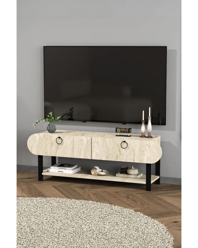 Ekru TV Ünitesi 110 cm