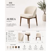 Aurea Modern Döşemeli Yemek Sandalyesi