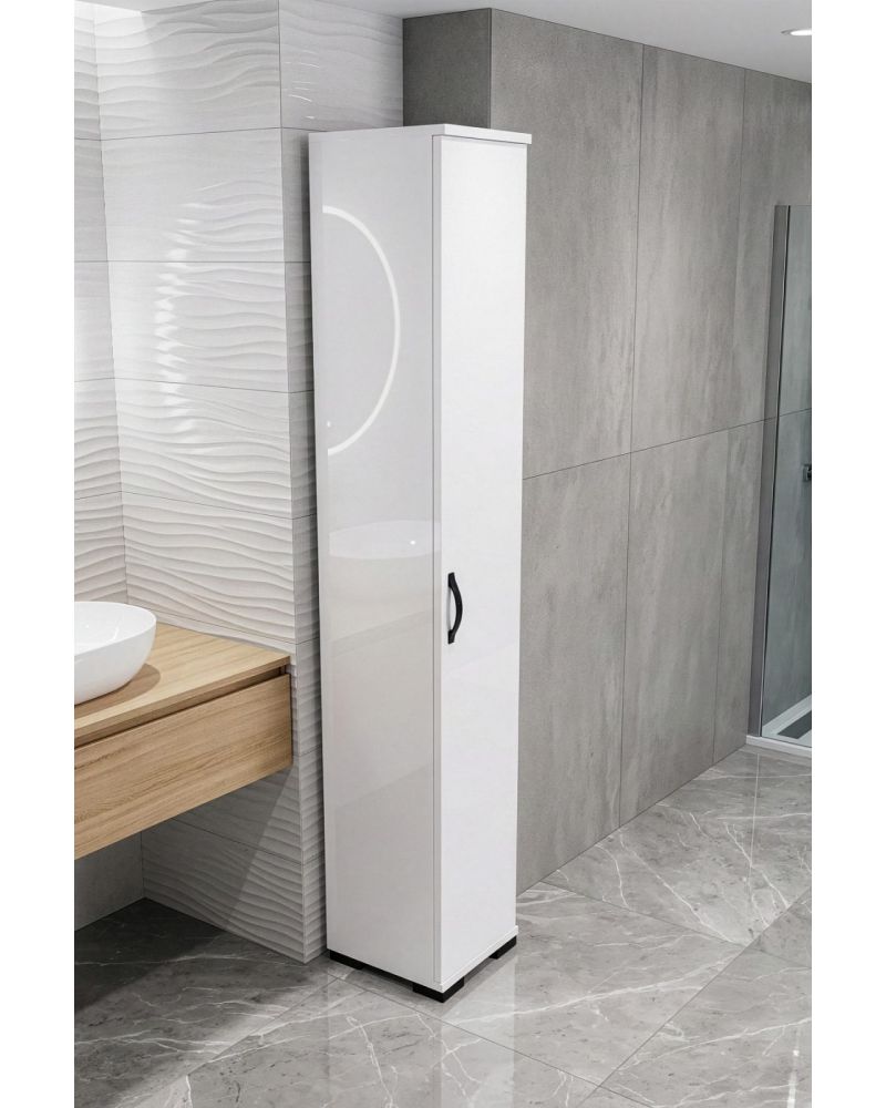 Beyaz Çok Amaçlı Banyo ve Mutfak Organizer Dolabı 30 cm