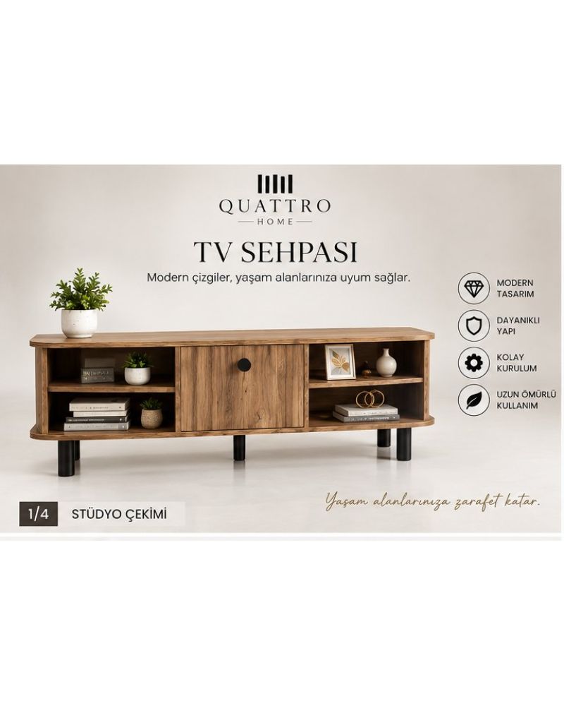 Suntalam TV Sehpası - Çok Renkli 136x44 cm