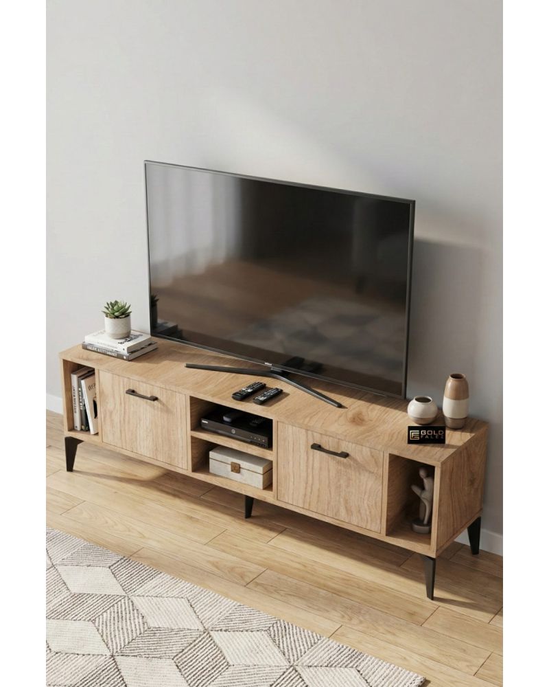 Bej Renkli Suntalam TV Sehpası 160x35 cm
