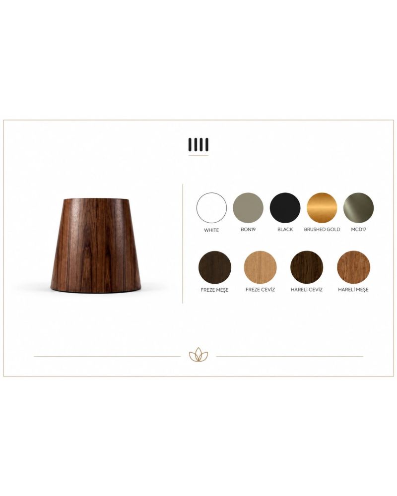 Ovalo 72 cm Masa Ayağı