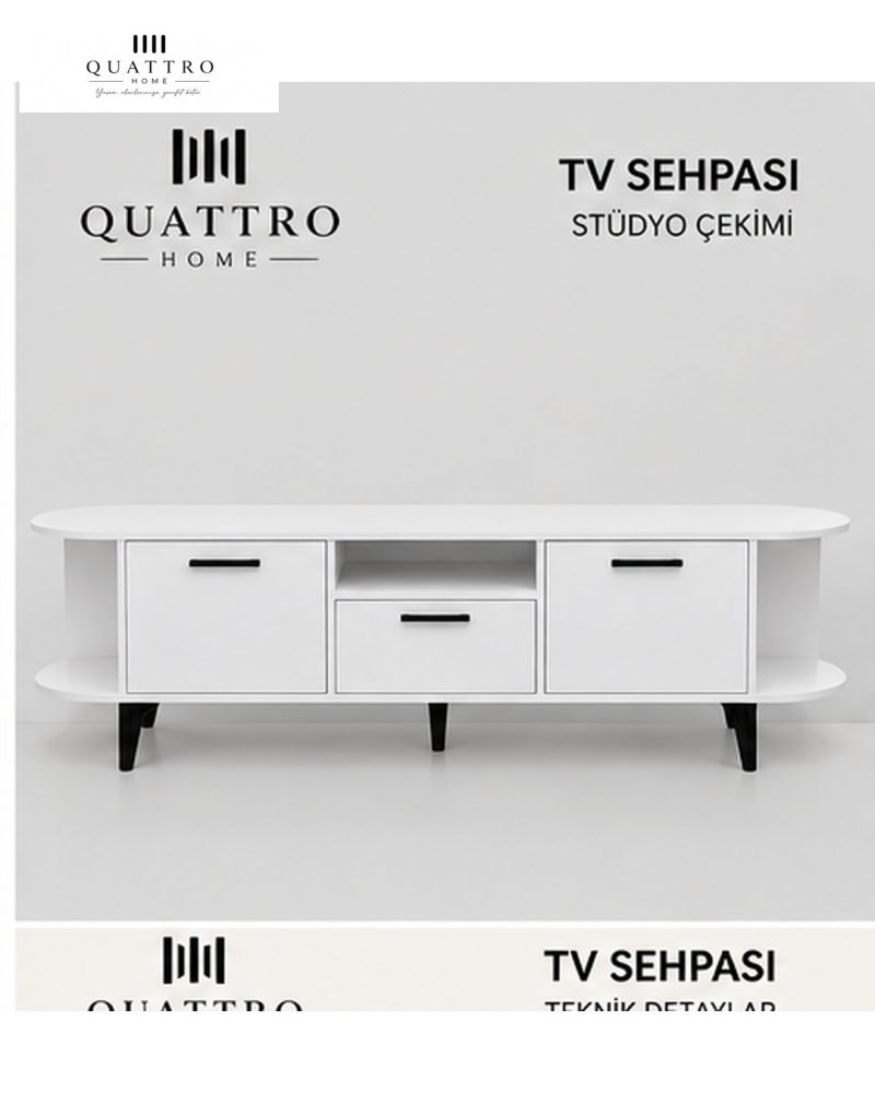 Mira Mavi TV Sehpası Suntalam 160x35 cm