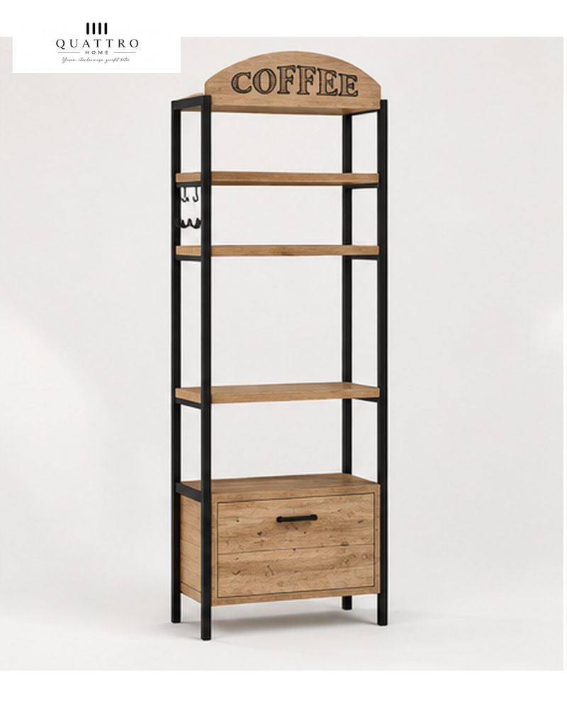 Metal Kahve Köşesi ve Mutfak Düzenleyici Stand 196 cm