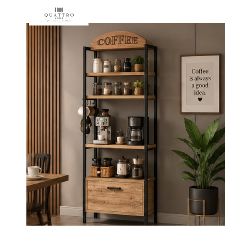 Metal Kahve Köşesi ve Mutfak Düzenleyici Stand 196 cm