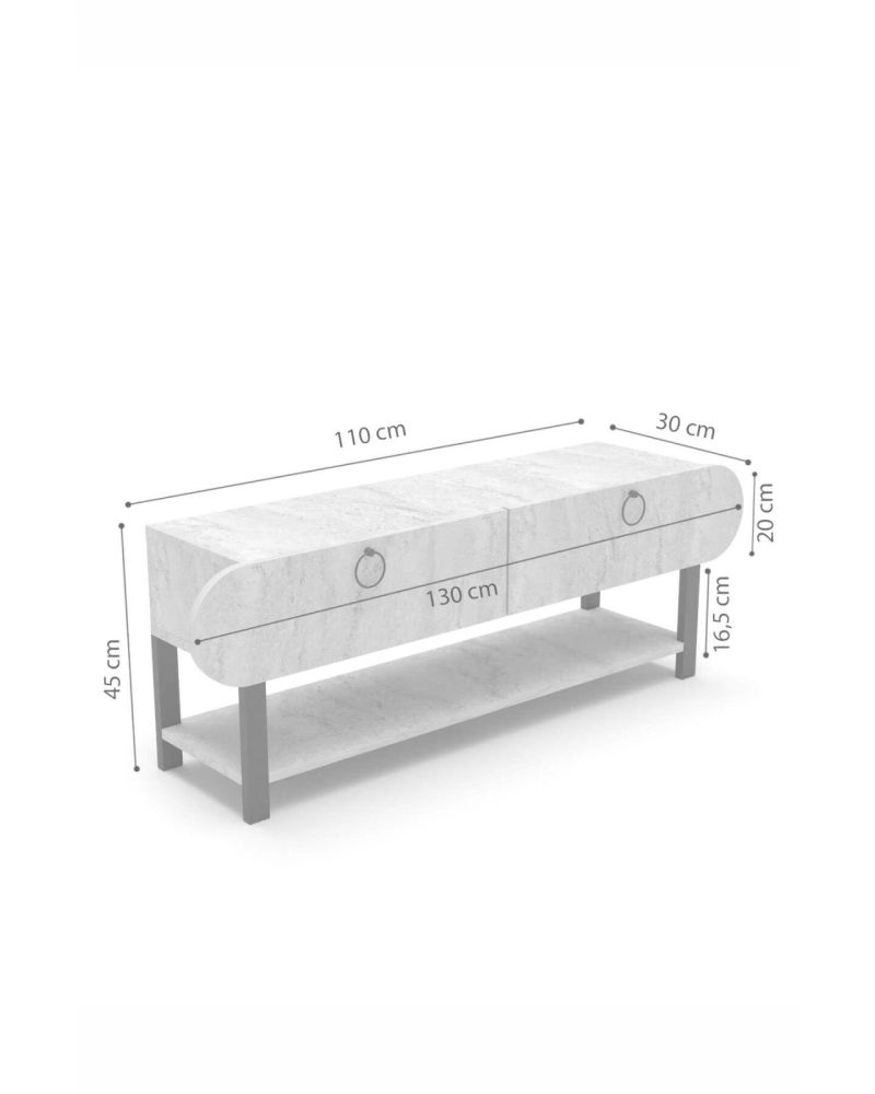 Kahverengi TV Ünitesi 110 cm