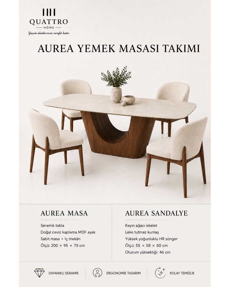 Aurea  Yemek Masası Takımı