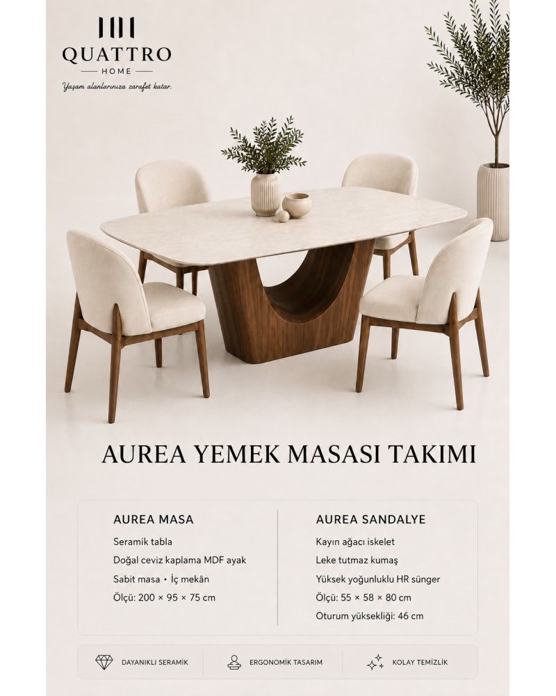 Aurea  Yemek Masası Takımı