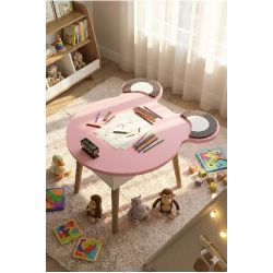 Pembe Çocuk Aktivite ve Oyun Masası