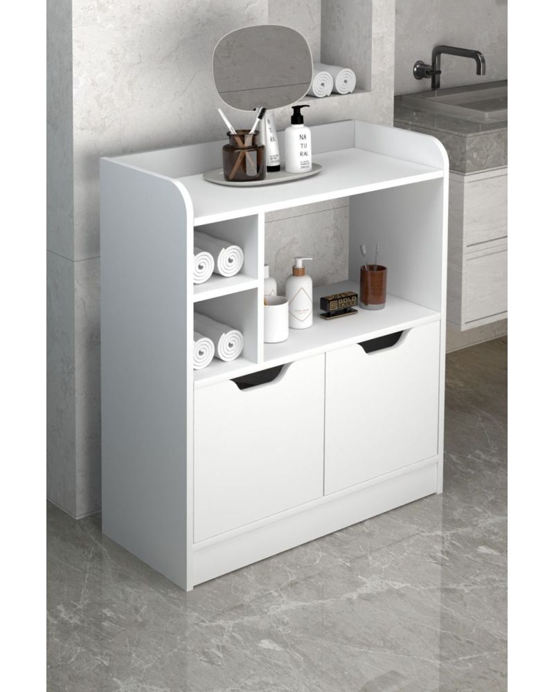 Çok Amaçlı Beyaz Banyo ve Mutfak Dolabı