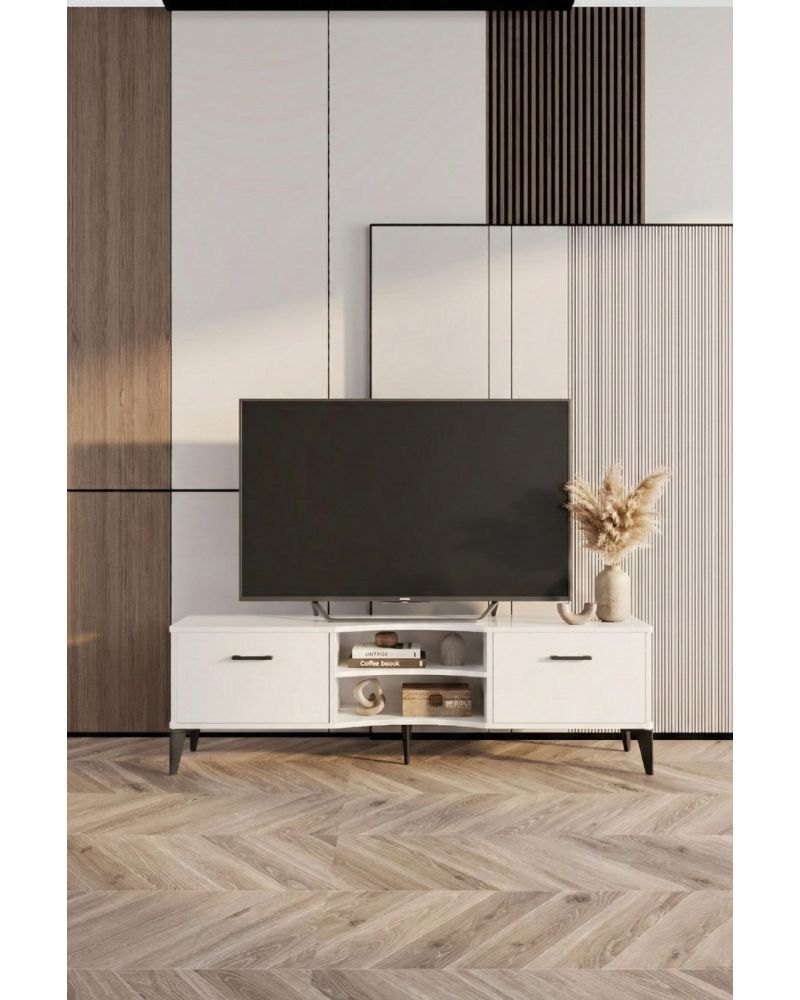 Suntalam TV Sehpası Beyaz 160x35 cm