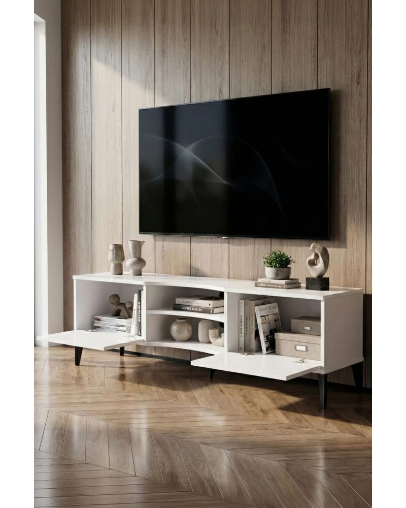 Suntalam TV Sehpası Beyaz 160x35 cm