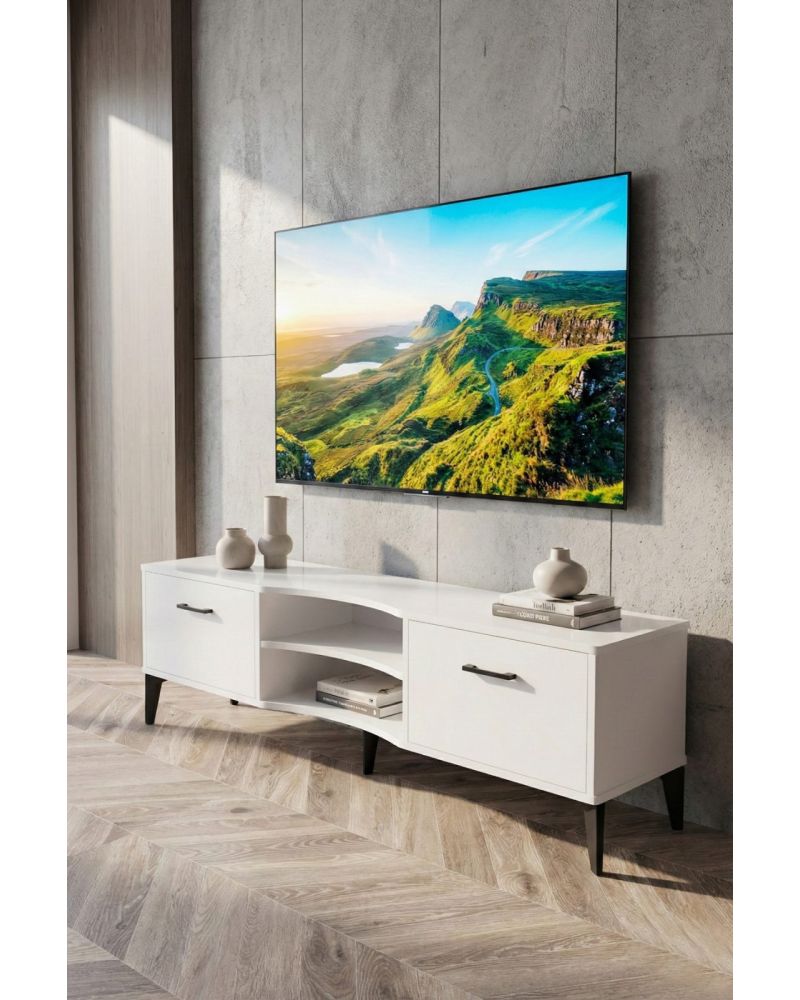 Suntalam TV Sehpası Beyaz 160x35 cm