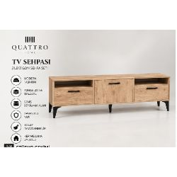 Bej TV Sehpası 160x40 cm