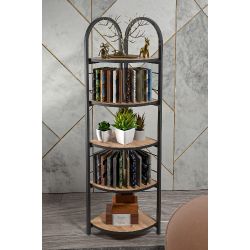 Metal Köşe Kitaplığı ve Saksılık - Atlantik Çam