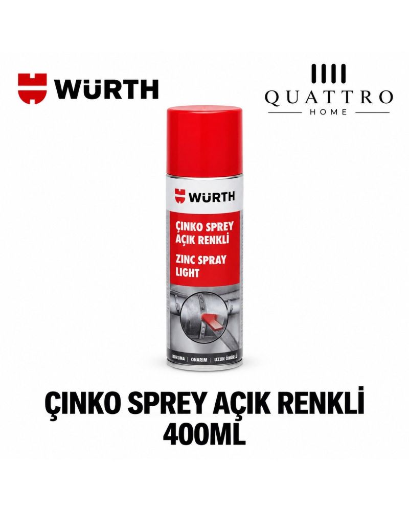 Çinko Sprey Açık Renkli 400 ml 5 Adet