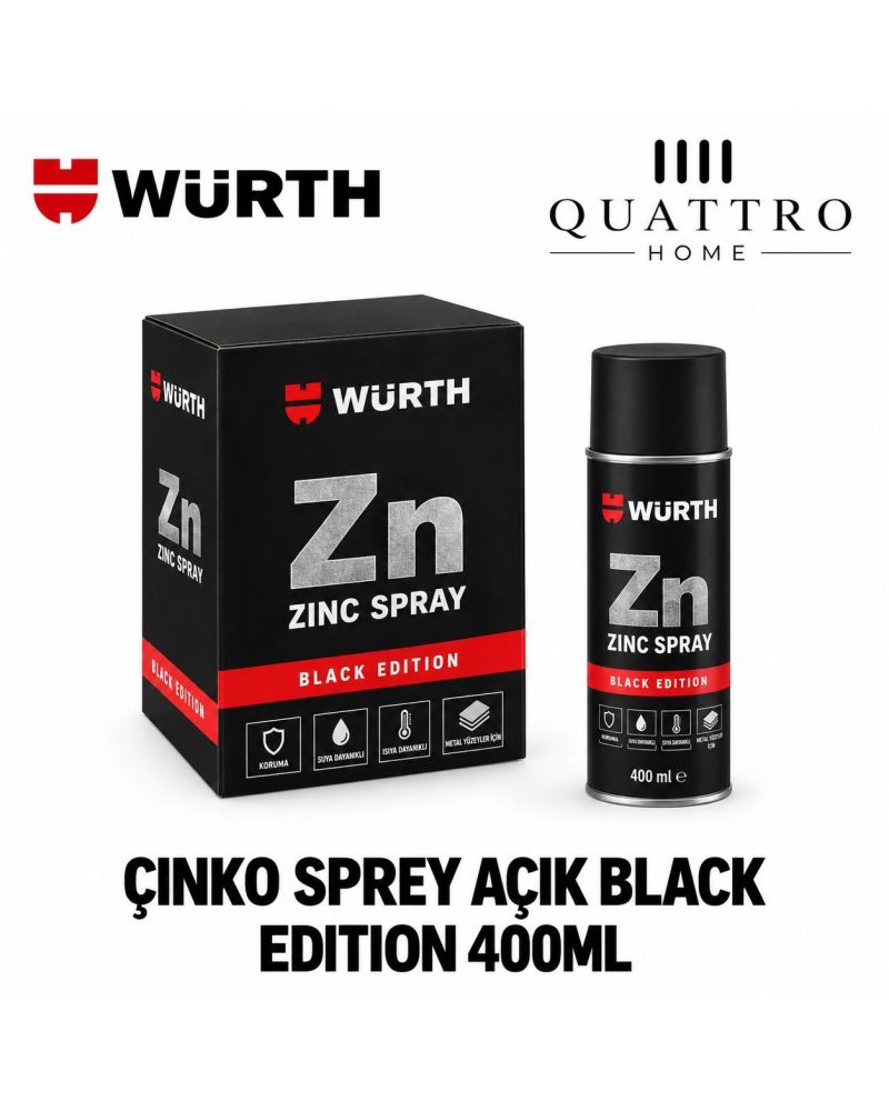 Çinko Sprey Açık Black Edition 400 ml( 5 adet )