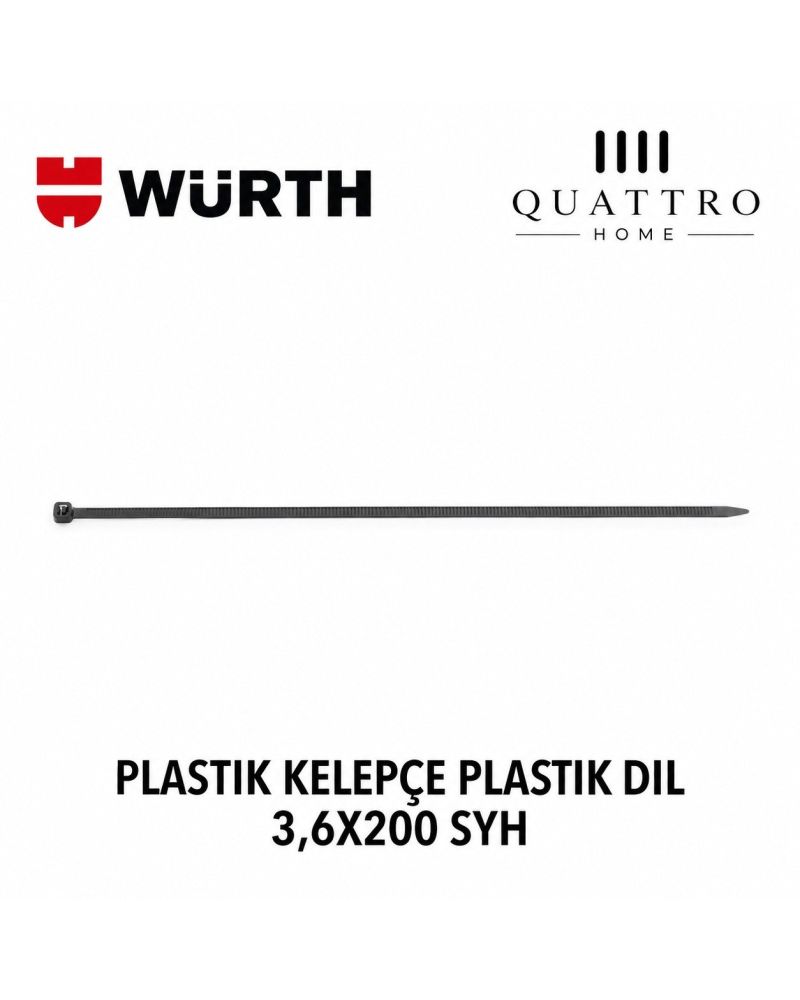 Plastik Kablo Bağı  3,6x200 SYH  ( 500 adet )