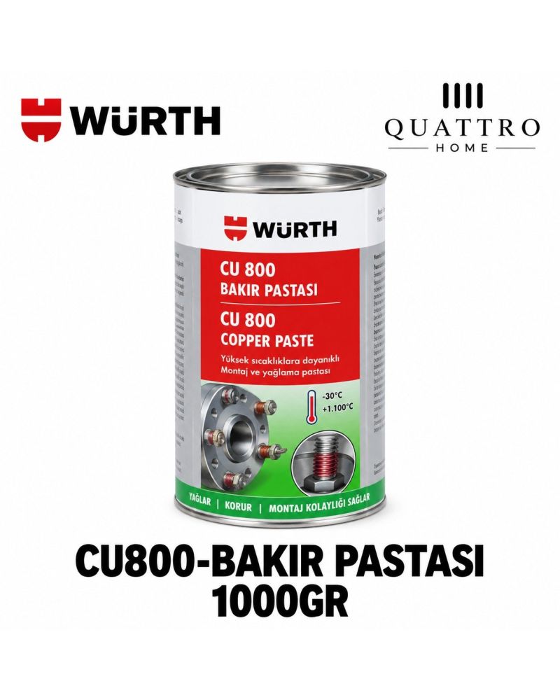 CU 800 Bakır Montaj ve Yağlama Pastası 1000 gr