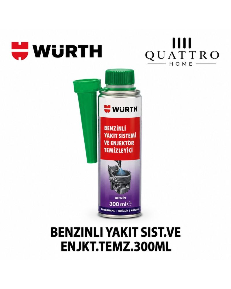 Benzinli Yakıt Sistemi ve Enjektör Temizleyici 300 ml  5 Adet