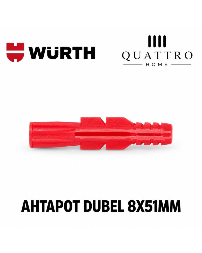Ahtapot Dübel 8x51 mm (1000 Adet)