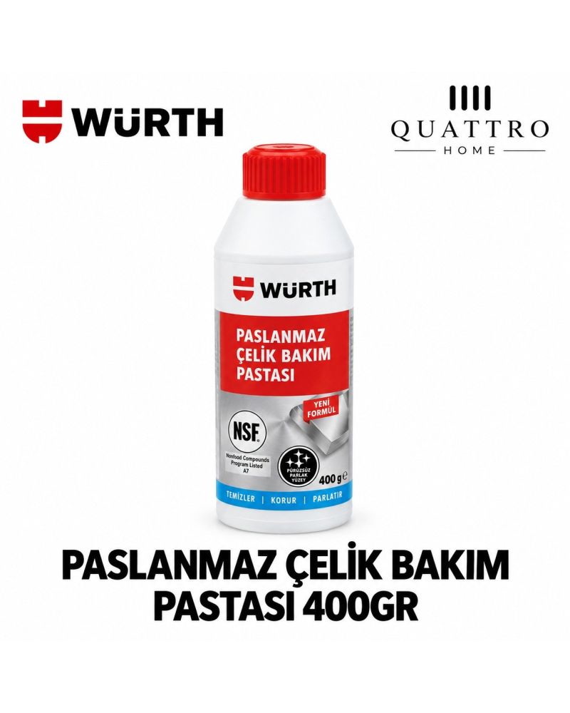 Paslanmaz Çelik Bakım Pastası 400 g 5 Adet