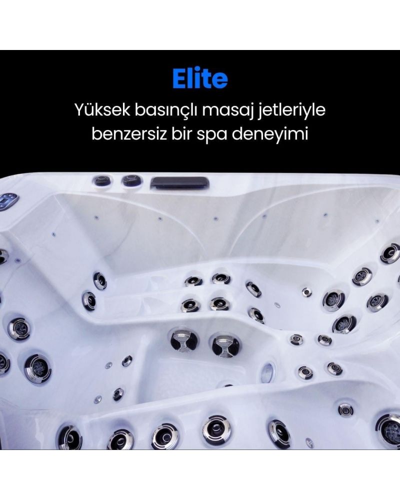220x165 Elite 3 Kişilik Isıtmalı Bahçe Jakuzi