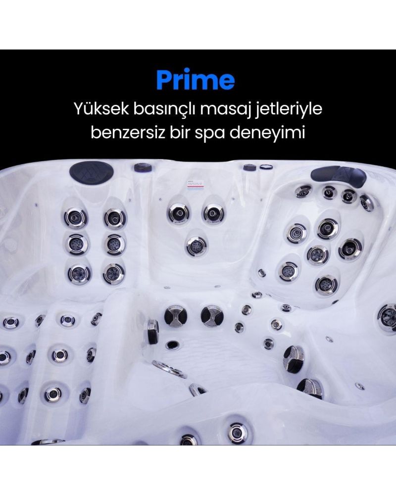 230x230 Prime 5 Kişilik Isıtmalı Bahçe Jakuzi