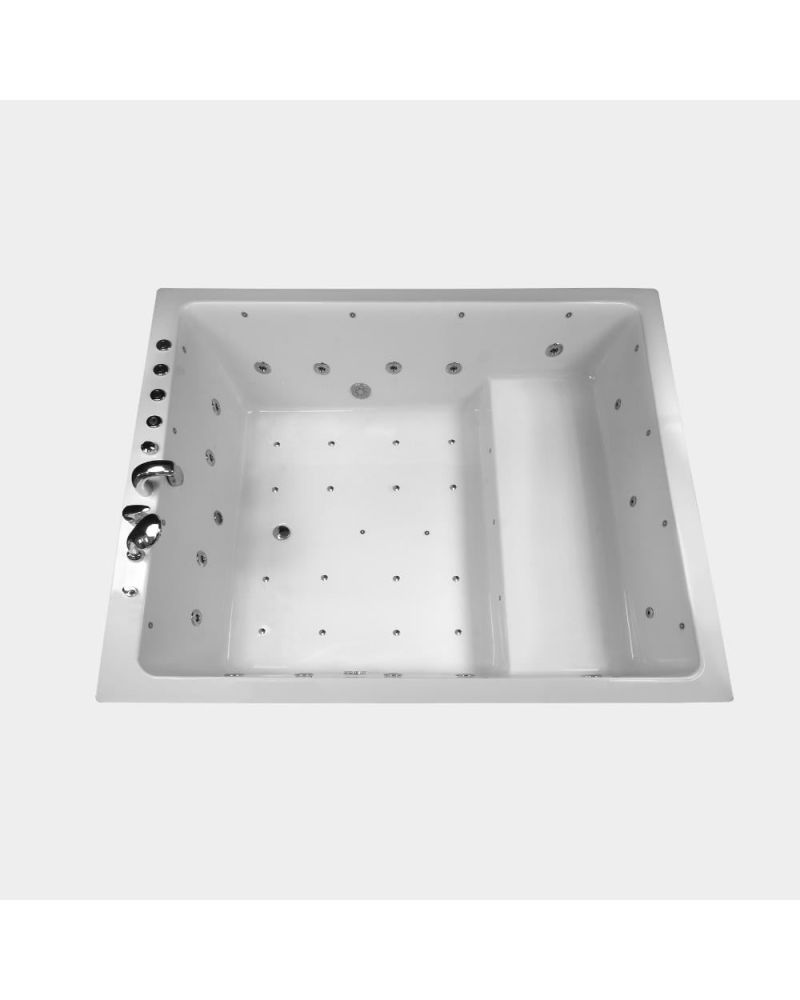 180 x 160 Çift Kişilik Oturmalı Dikdörtgen Jakuzi - SİSTEM 1