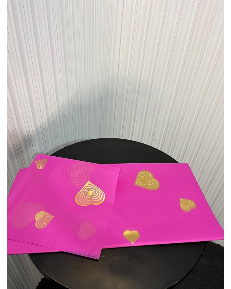 Kalpli Ambalaj Kağıdı - Pembe