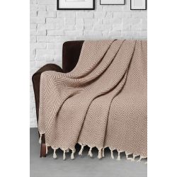 Trendy Koltuk Örtüsü - Kahverengi