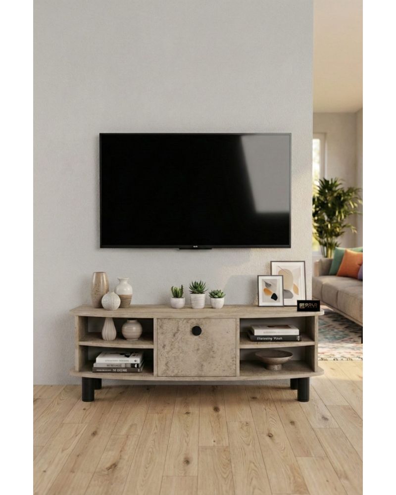Goldfalez Vienna TV Sehpası Suntalam Ekru 136x44 cm