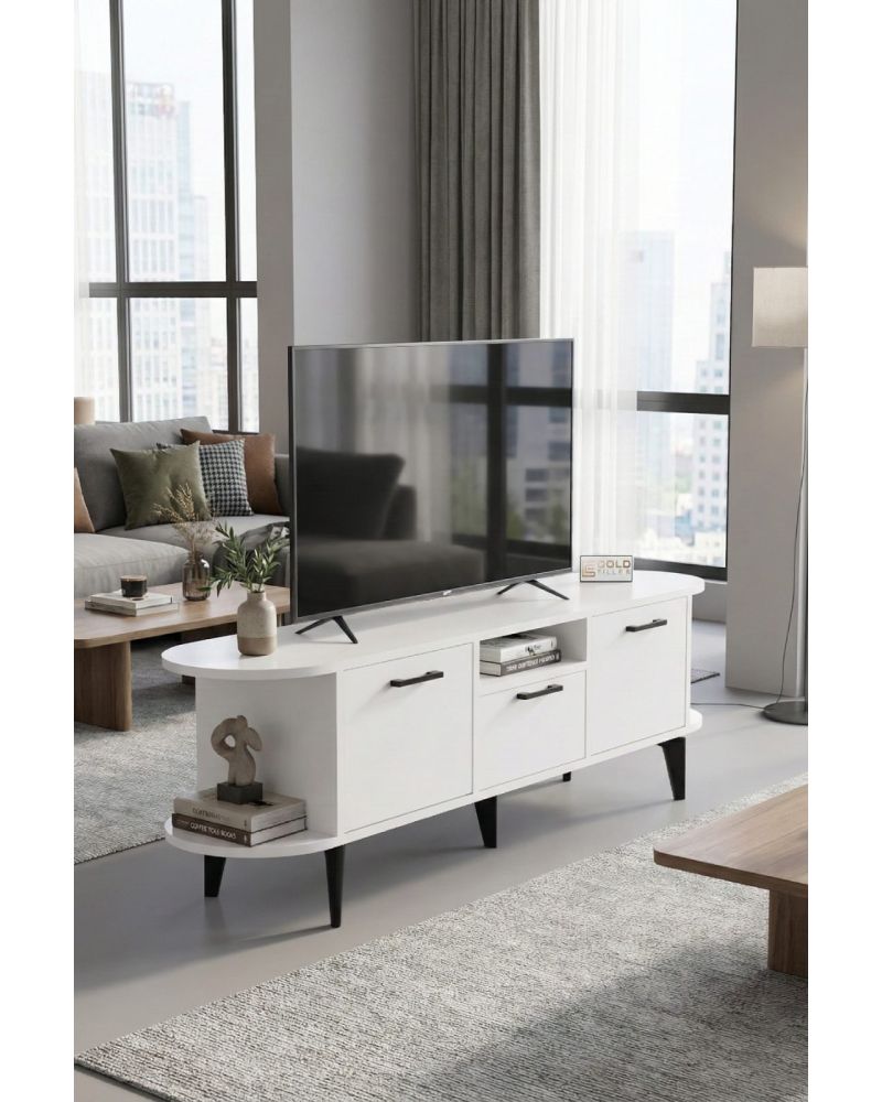Goldfalez Mira TV Sehpası Suntalam Mavi 160x35