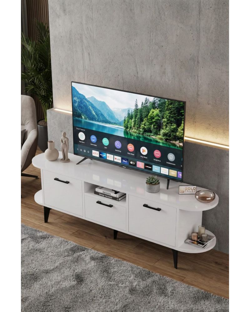 Goldfalez Mira TV Sehpası Suntalam Mavi 160x35