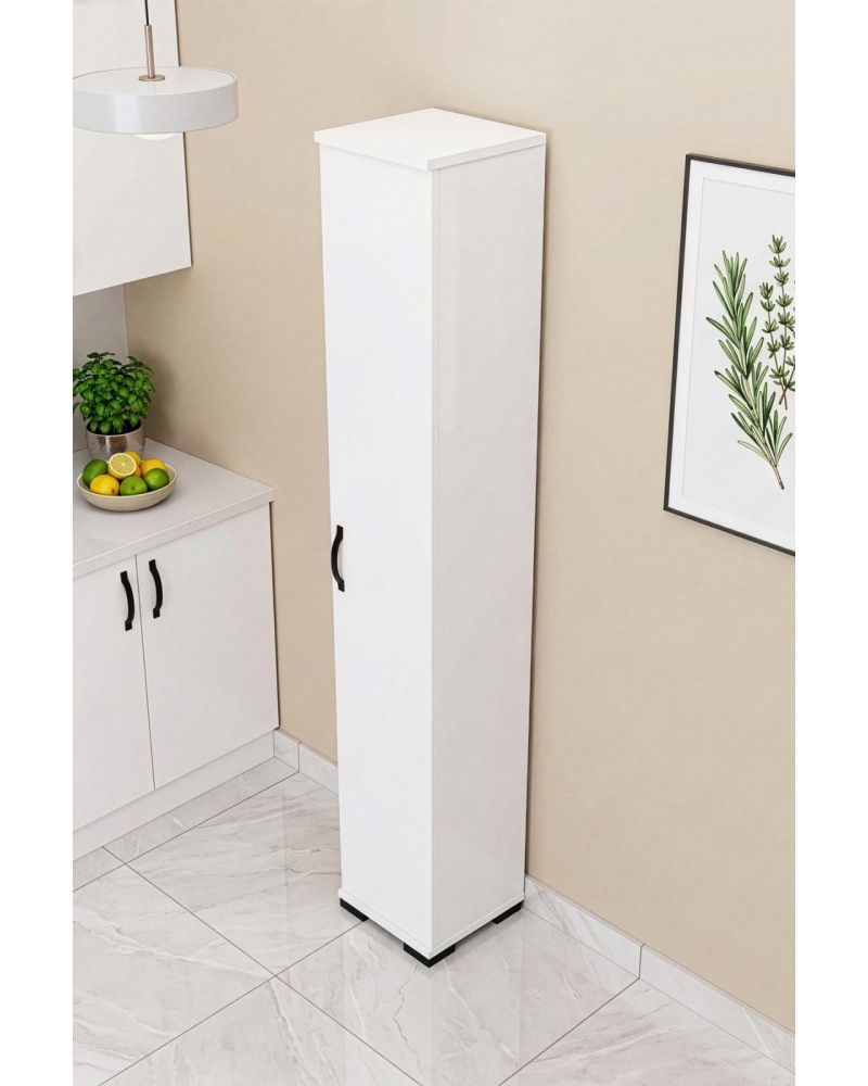 Goldfalez Çok Amaçlı Kiler Dolabı Beyaz 30 cm