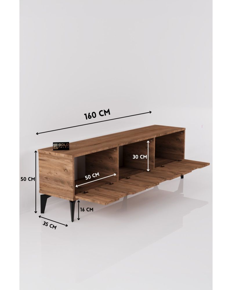 Goldfalez Royal TV Sehpası Suntalam Kahverengi 160x35