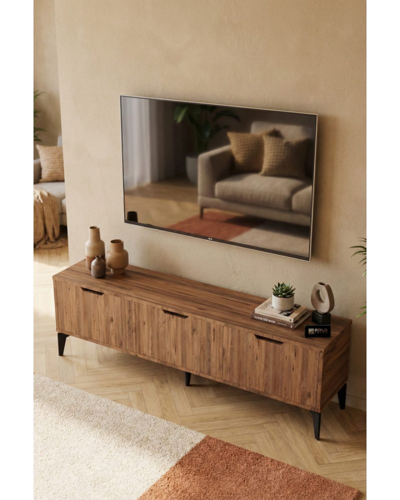 Goldfalez Royal TV Sehpası Suntalam Kahverengi 160x35