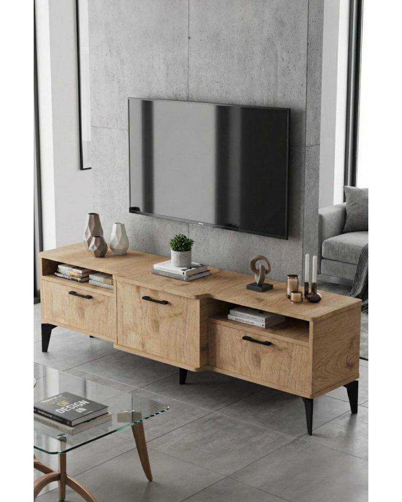 Goldfalez Mistral TV Sehpası Suntalam Bej 160x40 cm