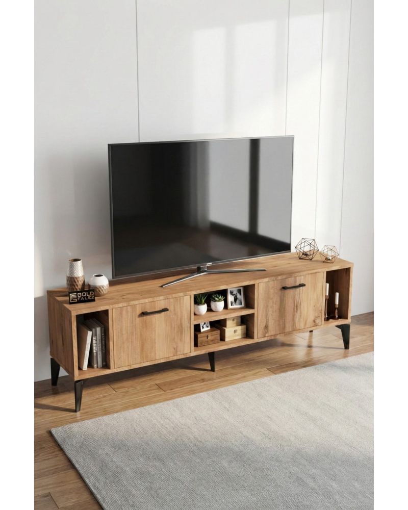 Goldfalez Linya TV Sehpası Çok Renkli 160x35 cm