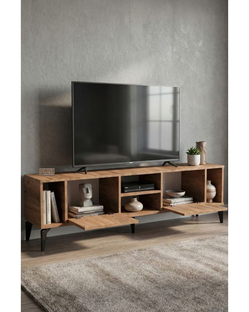 Goldfalez Linya TV Sehpası Çok Renkli 160x35 cm