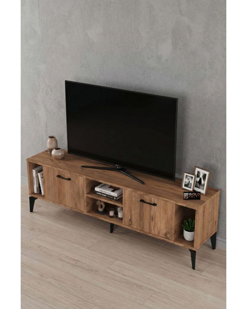 Goldfalez Linya TV Sehpası Çok Renkli 160x35 cm