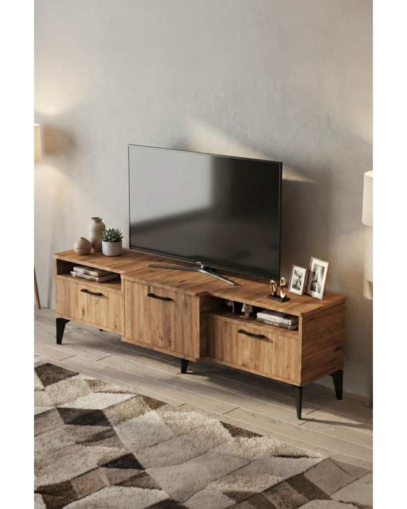 Goldfalez Mistral TV Sehpası Çok Renkli 160x40 cm