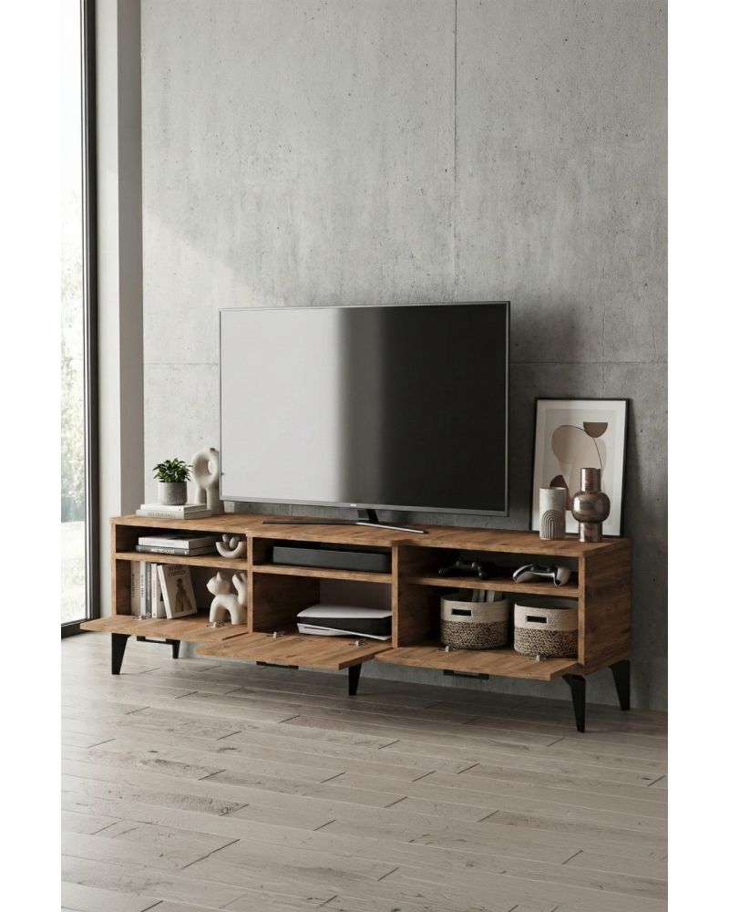 Goldfalez Mistral TV Sehpası Çok Renkli 160x40 cm