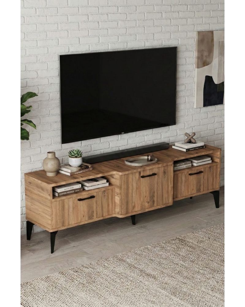 Goldfalez Mistral TV Sehpası Çok Renkli 160x40 cm