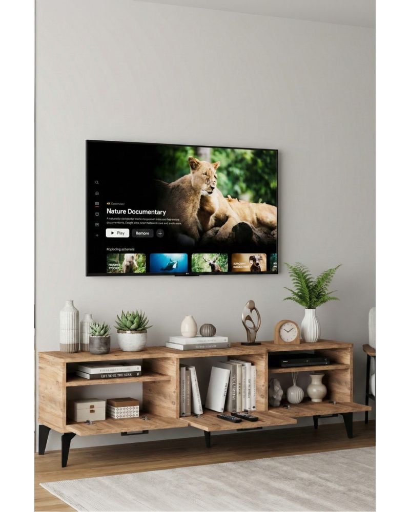 Goldfalez Mistral TV Sehpası Çok Renkli 160x40 cm